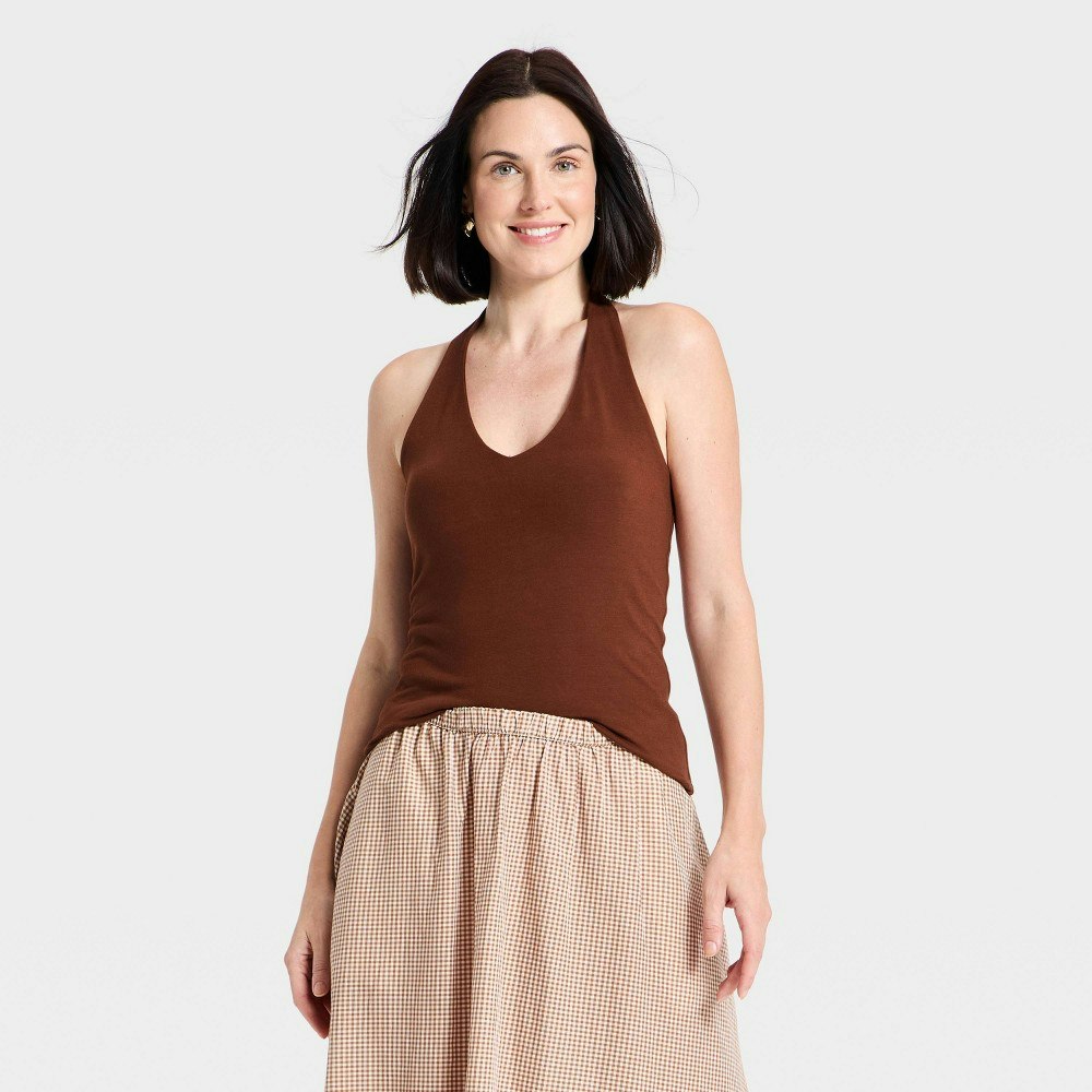 A New Day Women's Sculpt Halter Tank Top: $15