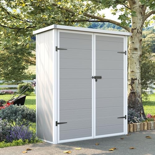 Udpatio 51-Cubic Foot Resin Vertical Outdoor Storage Shed: $254.98 Udpatio 51-Cubic Foot Resin Vertical Outdoor Storage Shed: $254.98
