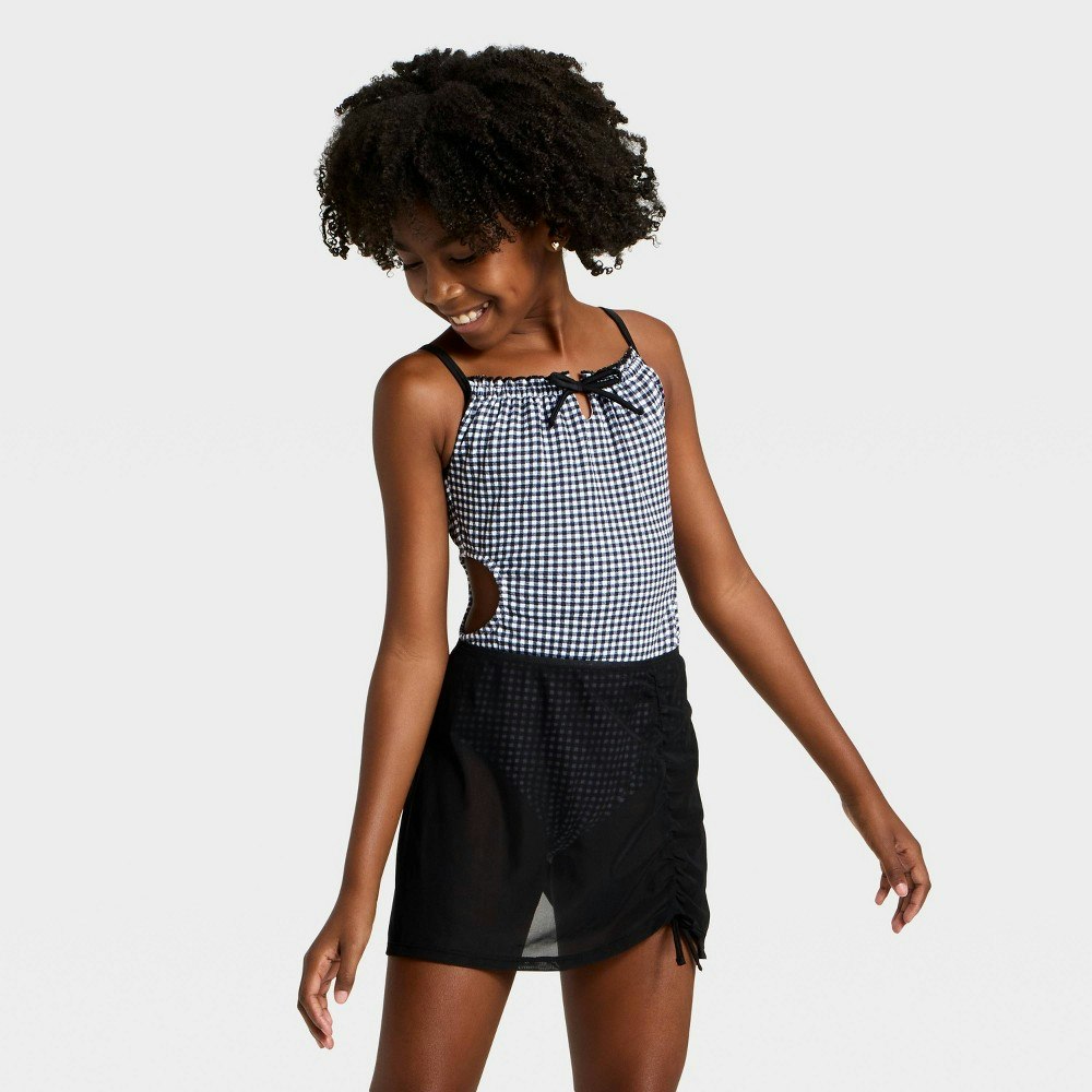 Art Class Girls' Gingham Swimwear Set: $26 Art Class Girls' Gingham Swimwear Set: $26