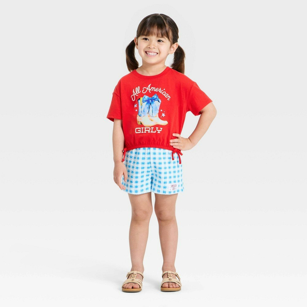 Toddler Girls' 2-Piece 4th of July Outfit 2T: $7.50