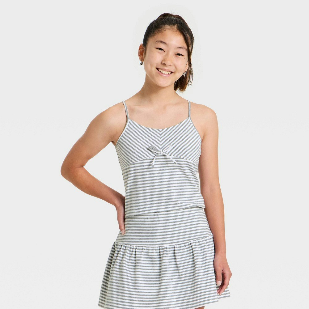 Art Class Girls' Bow Front Knit Tank: $10