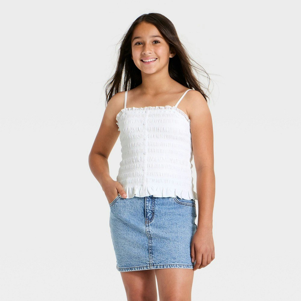 Art Class Girls' Smocked Woven Tank: $15 Art Class Girls' Smocked Woven Tank: $15