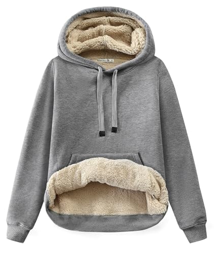 Gesean Women's Sherpa Cotton Fleece Hoodie: $25.49 Gesean Women's Sherpa Cotton Fleece Hoodie: $25.49