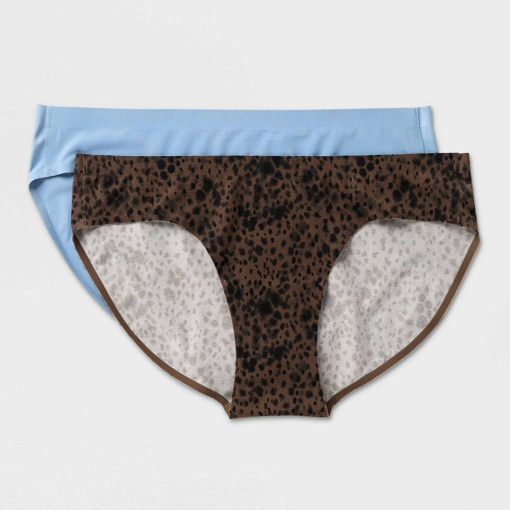 Auden Women's Brushed Micro No-Show Bikini Underwear 2-Pack: $15 Auden Women's Brushed Micro No-Show Bikini Underwear 2-Pack: $15