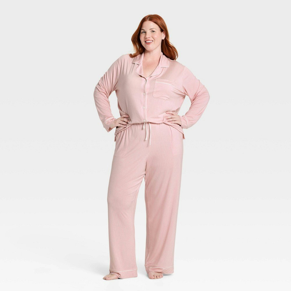 Auden Women's Cloud Knit Modal Long Sleeve Pajama Set: $35 Auden Women's Cloud Knit Modal Long Sleeve Pajama Set: $35