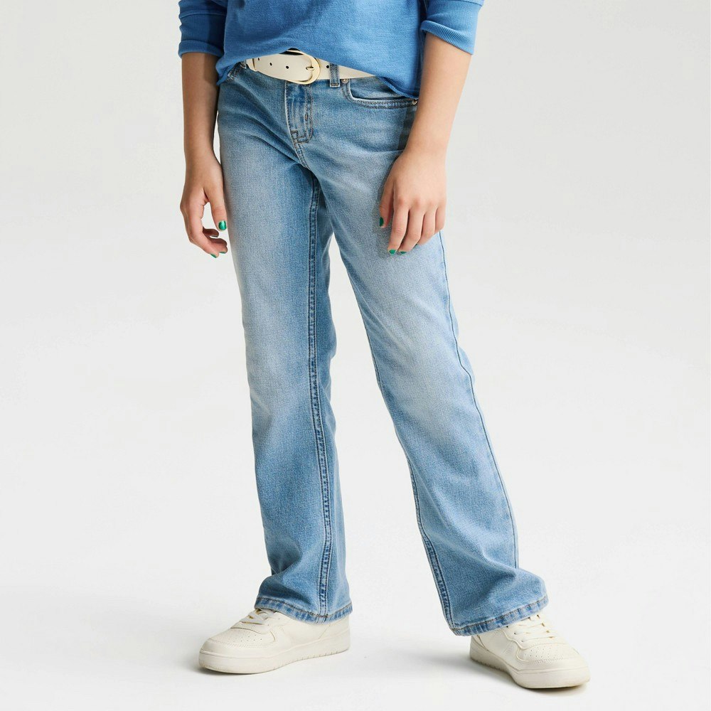 Cat & Jack Girls' Mid-Rise Bootcut Jeans 5-Pack: $15 Cat & Jack Girls' Mid-Rise Bootcut Jeans 5-Pack: $15