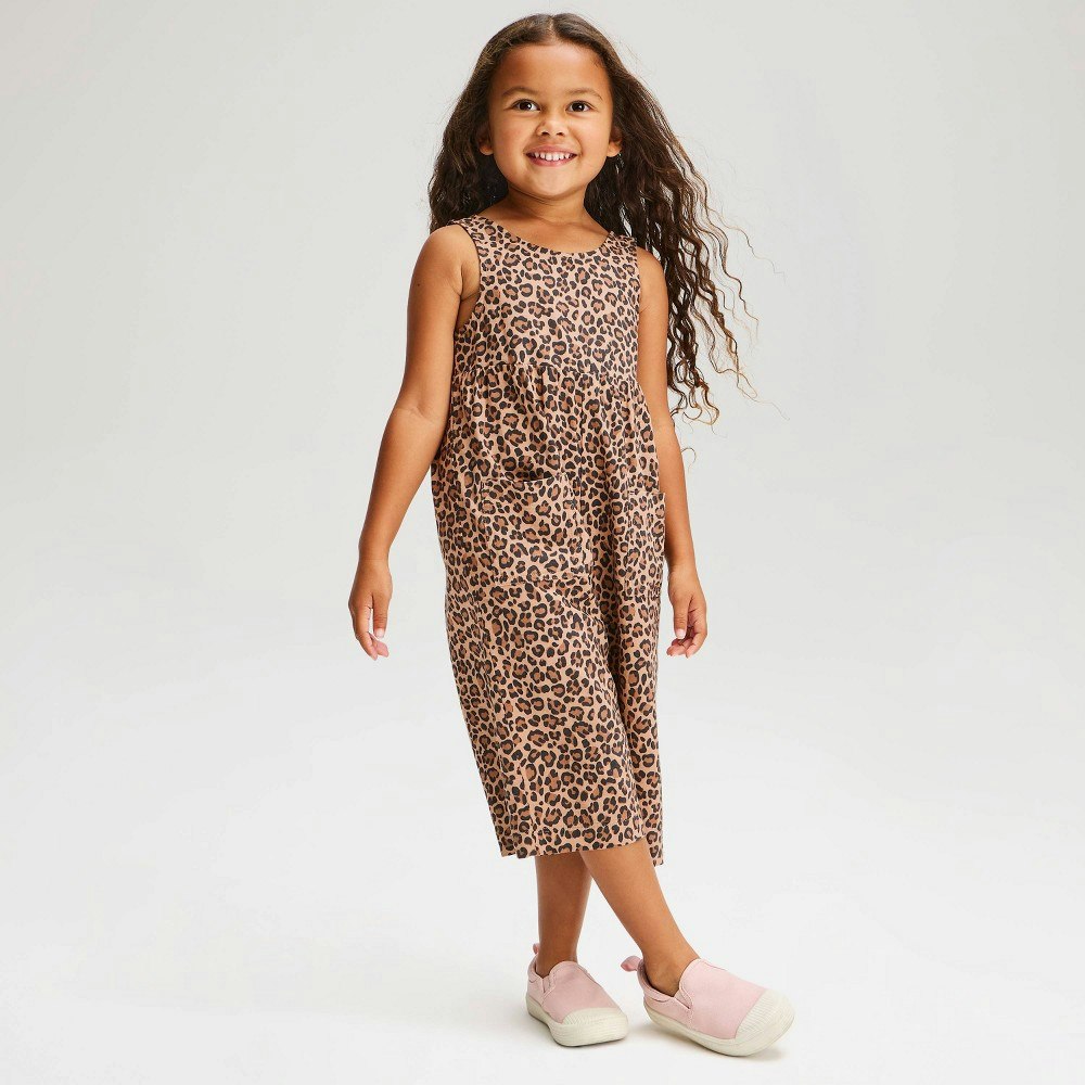 Cat & Jack Toddler Girls' Leopard Print Jumpsuit 5T: $18 Cat & Jack Toddler Girls' Leopard Print Jumpsuit 5T: $18