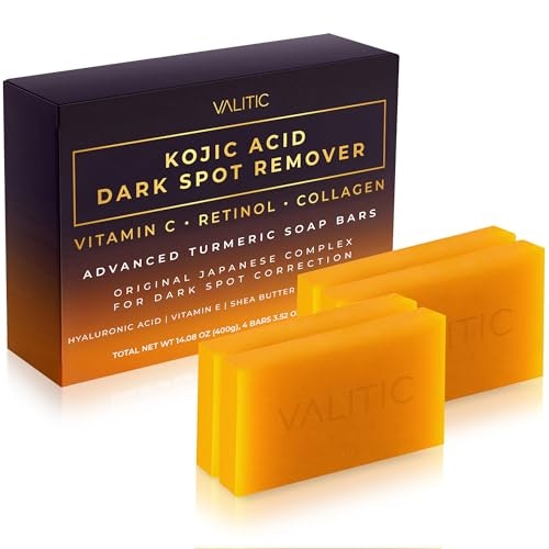 Valitic Kojic Acid and Turmeric Dark Spot Remover Soap 4-Pack: $15.99 Valitic Kojic Acid and Turmeric Dark Spot Remover Soap 4-Pack: $15.99