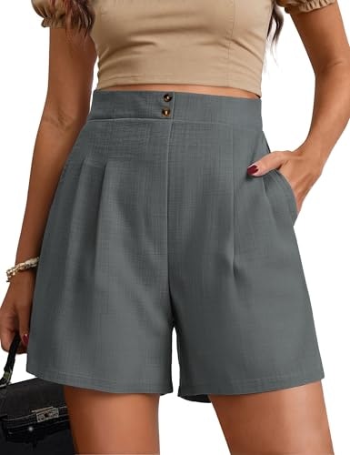 Women's High Waisted Dress Shorts with Pockets: $18.98 Women's High Waisted Dress Shorts with Pockets: $18.98