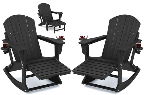 Kingyes Adirondack Rocking Chair 2-Pack: $263.49 Kingyes Adirondack Rocking Chair 2-Pack: $263.49