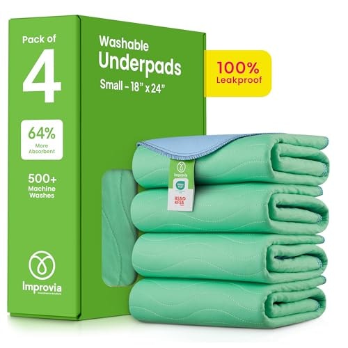 Improvia 18" x 24" Washable Underpads 4-Pack: $20.39 Improvia 18" x 24" Washable Underpads 4-Pack: $20.39