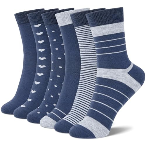 Socksfad Women's Crew Socks 6-Pack: $9.98 Socksfad Women's Crew Socks 6-Pack: $9.98