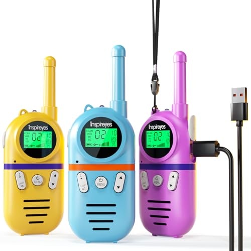 Inspireyes Kids Rechargeable Walkie Talkies 3-Pack: $28.04 Inspireyes Kids Rechargeable Walkie Talkies 3-Pack: $28.04