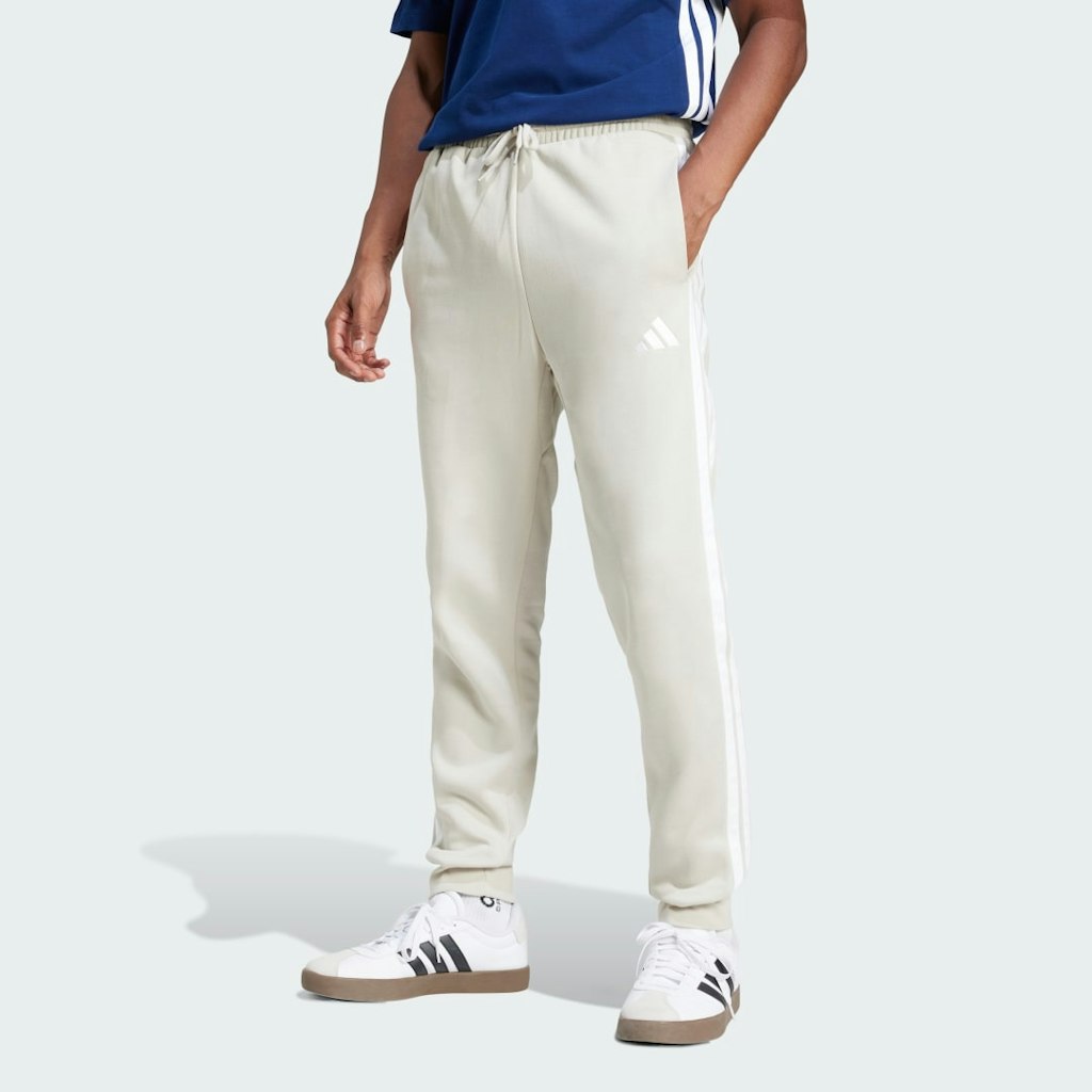 Adidas Essentials 3-Stripes Fleece Pants: $38 Adidas Essentials 3-Stripes Fleece Pants: $38