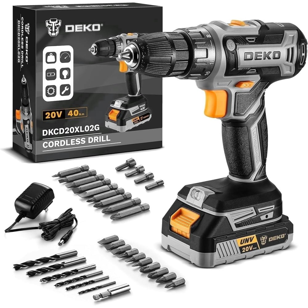 Dekopro 20V Cordless Drill Set: $27.47