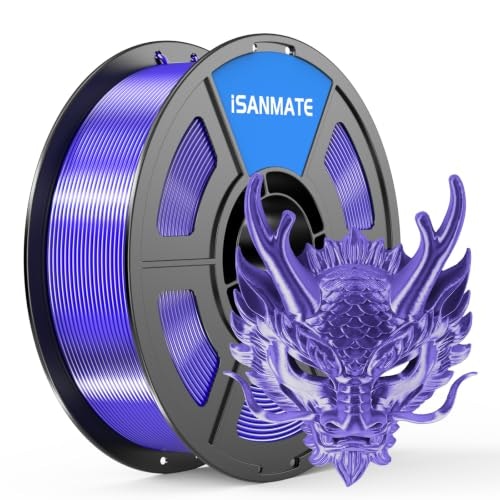 iSanmate 1.75mm Silk Purple PLA 3D Printer Filament 1kg: $15.99 iSanmate 1.75mm Silk Purple PLA 3D Printer Filament 1kg: $15.99