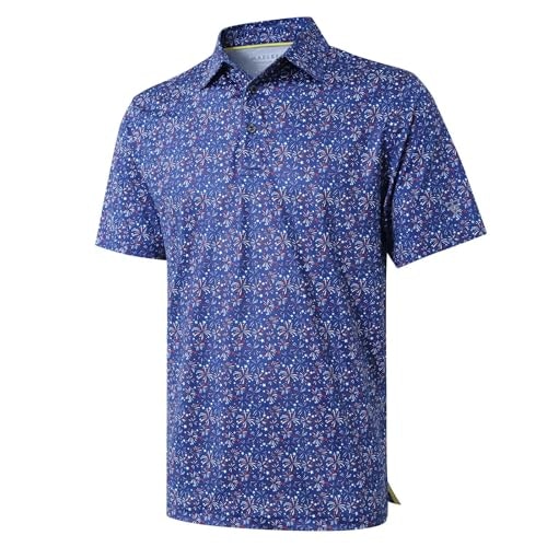 Men's Dry Fit Performance Golf Polo Shirt: $19.93