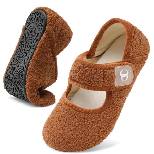 Scurtain Women's Slip-On Fuzzy Slippers: $16.99