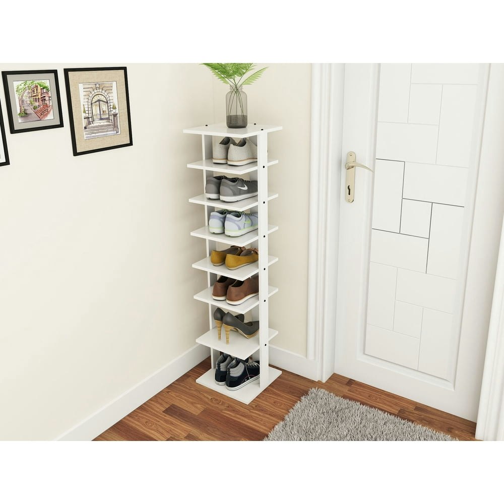 Costway 7-Tier Wooden Shoe Rack Organizer: $35.99 Costway 7-Tier Wooden Shoe Rack Organizer: $35.99