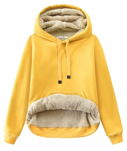 Gesean Women's Sherpa Cotton Pullover Hoodie: $25.49 Gesean Women's Sherpa Cotton Pullover Hoodie: $25.49
