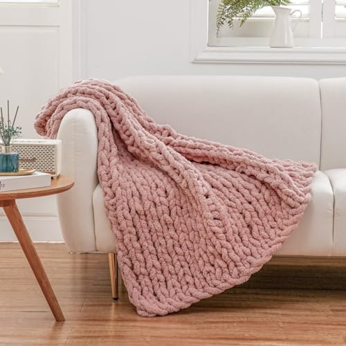 Weshiongoo 40" x 40" Chunky Knit Blanket: $23.77 Weshiongoo 40" x 40" Chunky Knit Blanket: $23.77