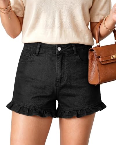 Grapent Women's High Waist Denim Jean Shorts: $21.24 Grapent Women's High Waist Denim Jean Shorts: $21.24