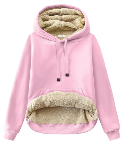 Gesean Women's Sherpa Cotton Pullover Hoodie: $25.49 Gesean Women's Sherpa Cotton Pullover Hoodie: $25.49