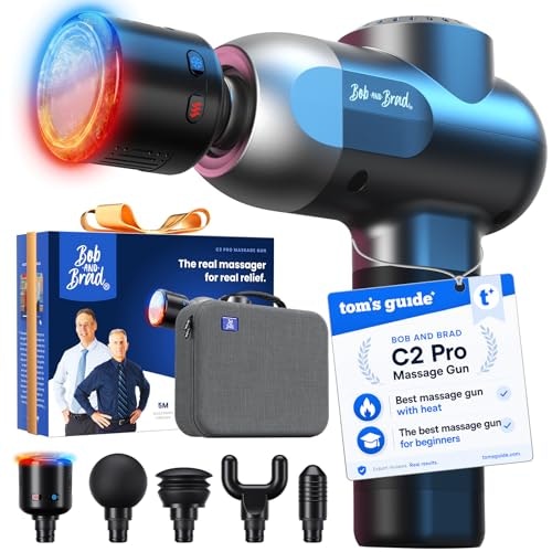 Bob and Brad C2 Pro Massage Gun with Heat and Cold Therapy: $84.94