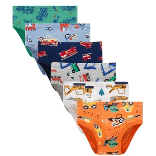 Boboking Toddler Boys' Dinosaur & Truck Underwear 2-Pack: $22.94