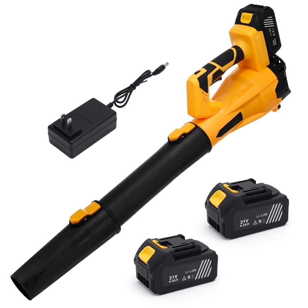 21V Cordless Leaf Blower with 2 Batteries and Charger: $41.39 21V Cordless Leaf Blower with 2 Batteries and Charger: $41.39