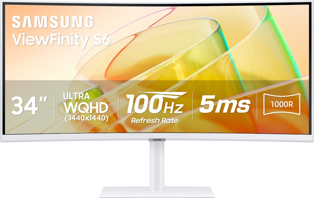 Samsung ViewFinity S65TC 34" Ultrawide 1440p HDR IPS LED FreeSync Curved Monitor: $499.99