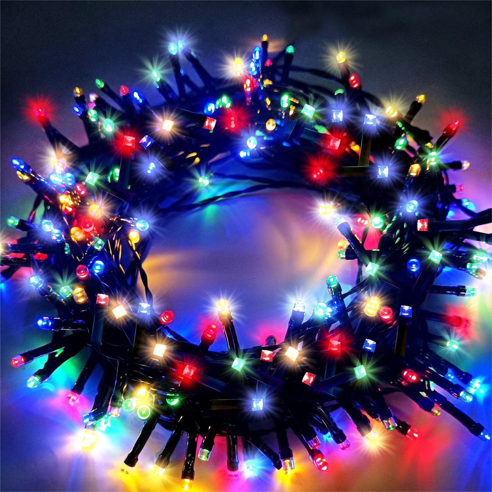 Scidweet 108-Foot 300-LED Multicolor Christmas String Lights: $17.99 Scidweet 108-Foot 300-LED Multicolor Christmas String Lights: $17.99