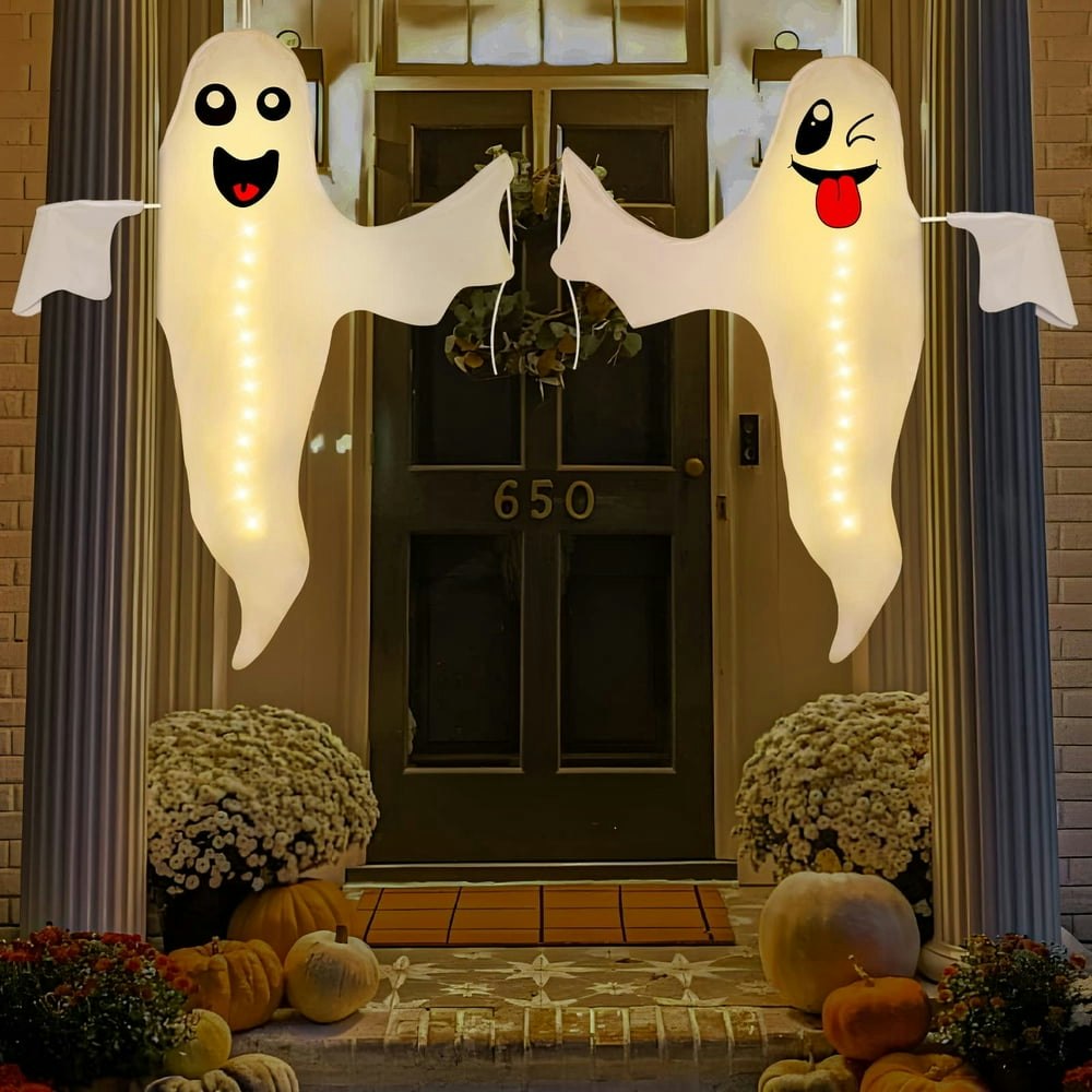 Tetou Lighted Hanging Ghost 2-Pack: $15.97 Tetou Lighted Hanging Ghost 2-Pack: $15.97