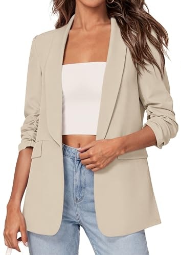 Prettygarden Women's Summer Business Casual Blazer: $35.98 Prettygarden Women's Summer Business Casual Blazer: $35.98