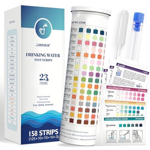 23-in-1 Drinking Water Testing Kit 158-Pack: $16.99 23-in-1 Drinking Water Testing Kit 158-Pack: $16.99