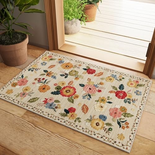 2x3 Floral Area Rug: $16.96 2x3 Floral Area Rug: $16.96