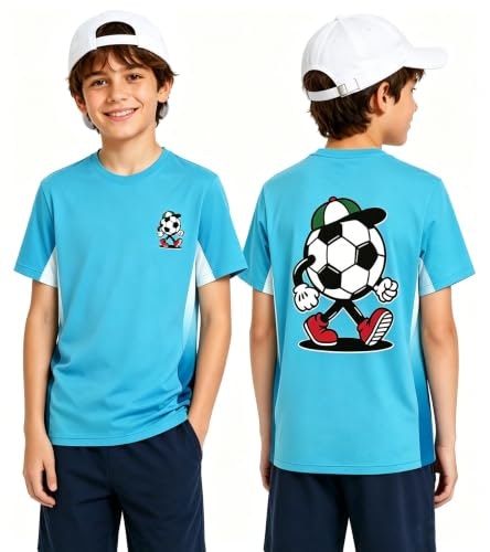 Cozople Boys' Soccer Character Short-Sleeve T-Shirt: $7.69 Cozople Boys' Soccer Character Short-Sleeve T-Shirt: $7.69