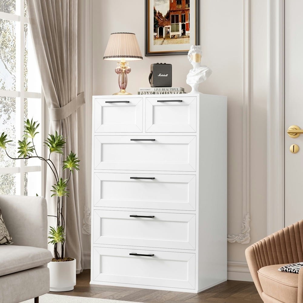 Homfa 6-Drawer Wood Dresser: $149.99 Homfa 6-Drawer Wood Dresser: $149.99