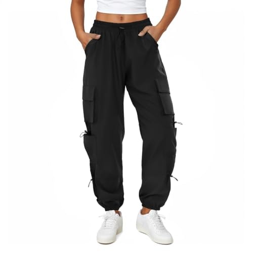 Copyleaf Women's Parachute Cargo Joggers: $19.98