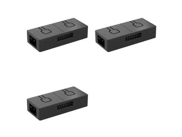 5V 3-Pin ARGB to 12V 4-Pin RGB Converter 3-Pack: $27.47