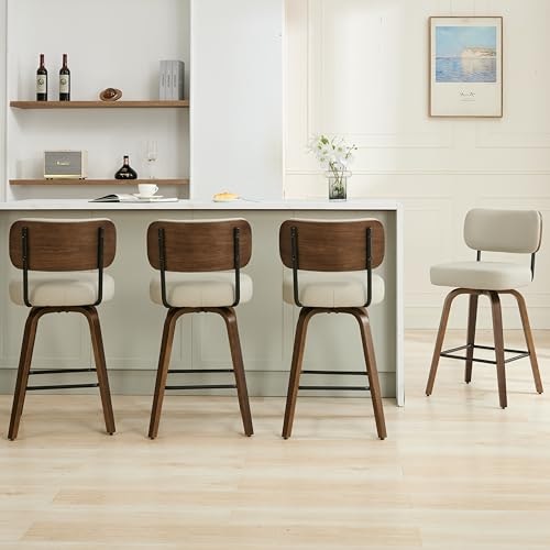 Arvasslia 26-Inch Swivel Counter Bar Stools 4-Pack: $339.99