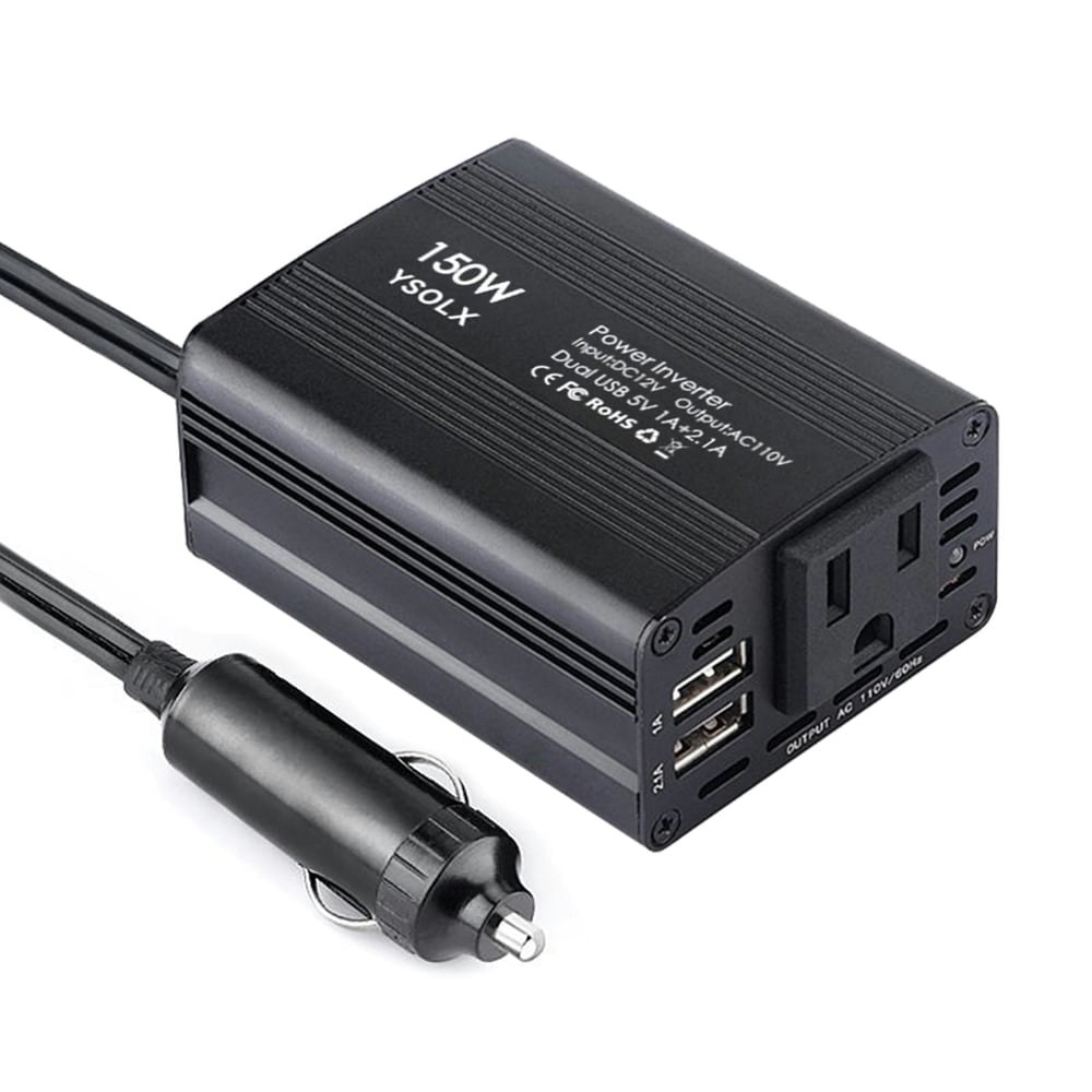 Ysolx 150W Compact Power Inverter: $12.94 Ysolx 150W Compact Power Inverter: $12.94
