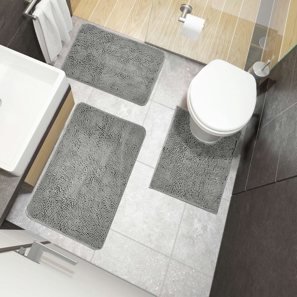 Zopzo 3-Piece Absorbent Bath Mat Set: $25.48 Zopzo 3-Piece Absorbent Bath Mat Set: $25.48