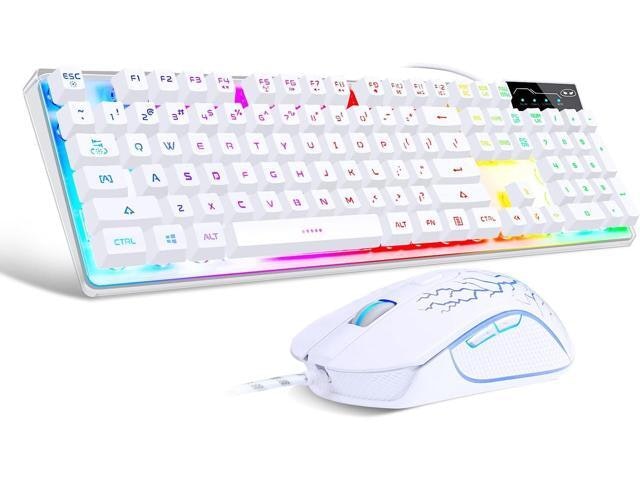 K1 RGB LED Backlit Gaming Keyboard and Mouse Combo: $43.99 K1 RGB LED Backlit Gaming Keyboard and Mouse Combo: $43.99