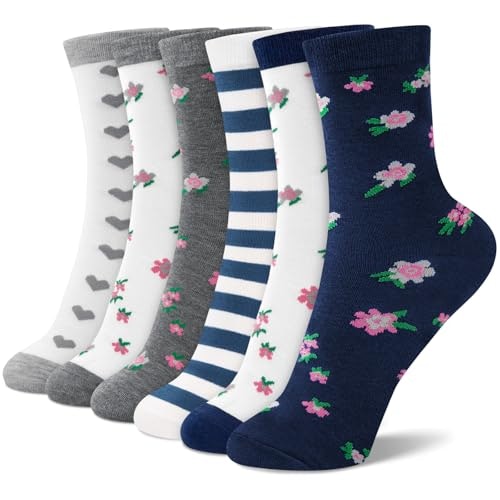 Socksfad Women's Crew Socks 6-Pack: $9.98 Socksfad Women's Crew Socks 6-Pack: $9.98