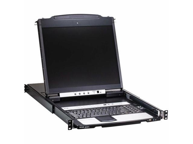 Eaton B064C-16-1-IP 16-Port Cat5 KVM over IP Switch w/ 19-Inch LCD: $2,294.09