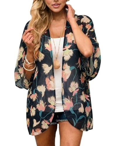 BB&KK Women's Floral Kimono Cardigan: $8.99