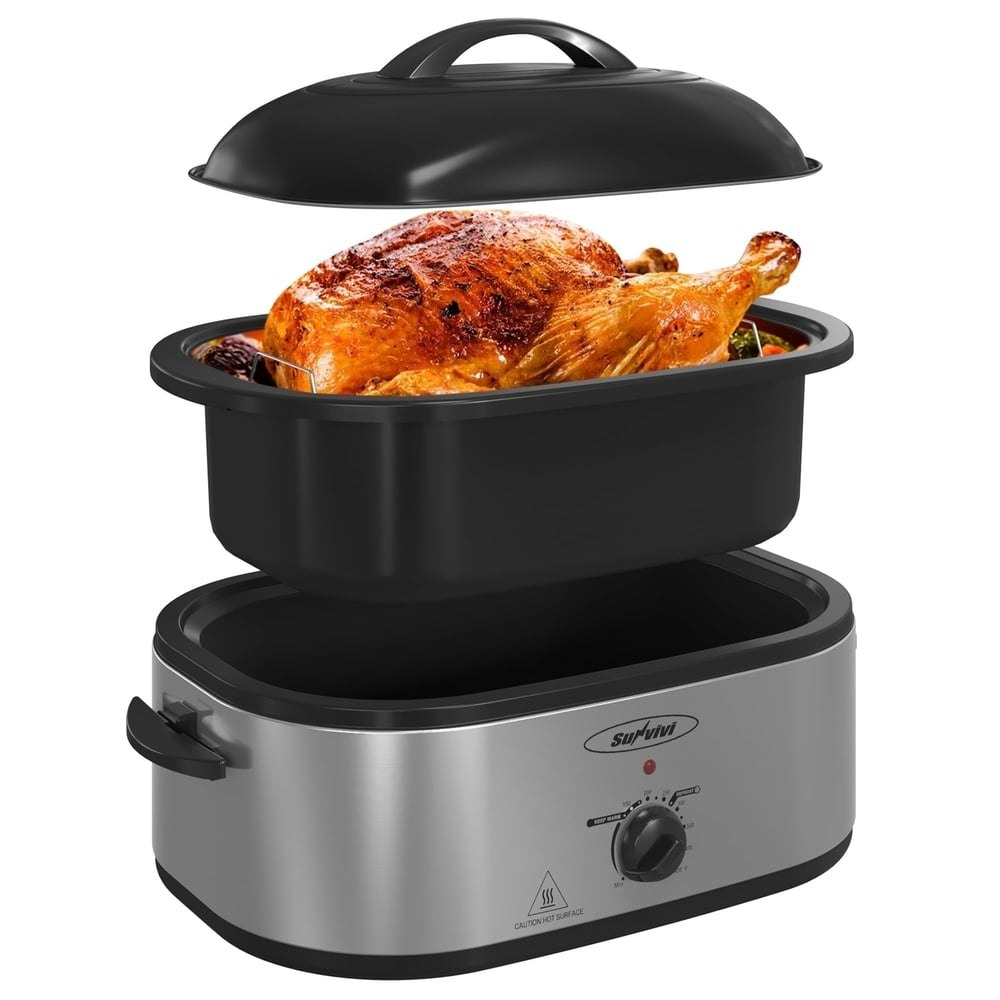 Sunvivi 20-Quart Electric Roaster Oven: $59.39