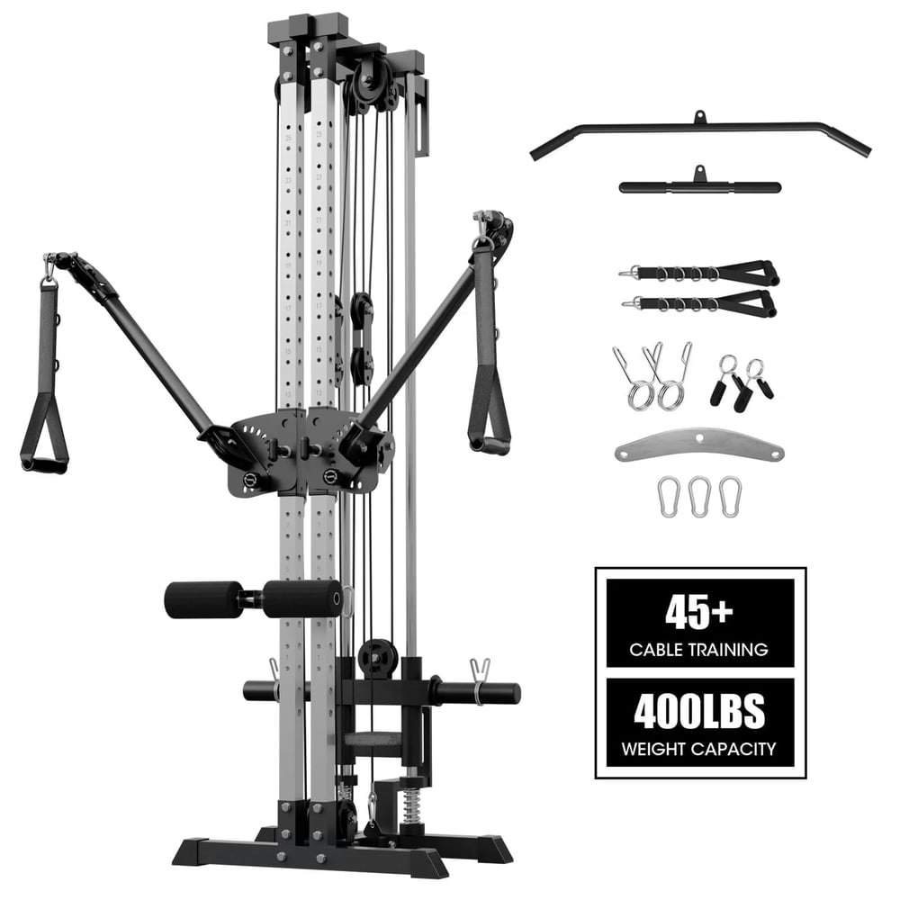Mikolo Wall-Mounted Cable Crossover and Lat Pulldown Machine: $249.98 Mikolo Wall-Mounted Cable Crossover and Lat Pulldown Machine: $249.98
