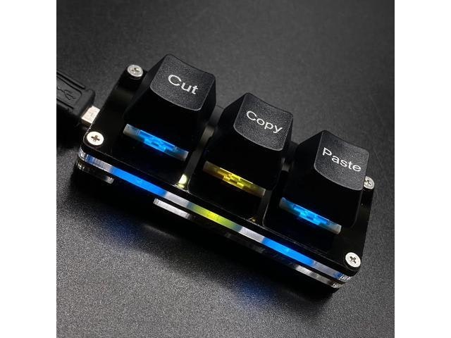 3-Key RGB Macro Shortcut Keyboard: $39.89 3-Key RGB Macro Shortcut Keyboard: $39.89